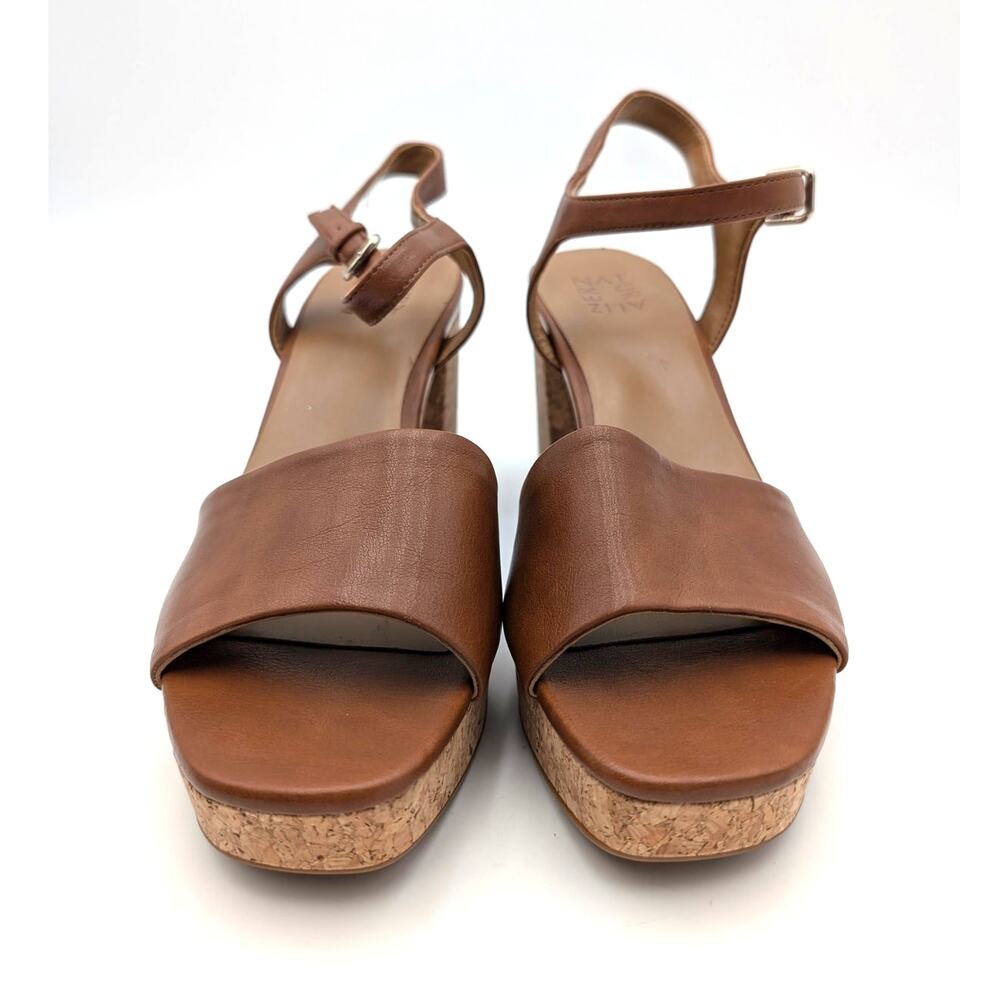 Naturalizer Lily Block Heel Sandals Women's English Tea Size US10M EU41 - Picture 2 of 10